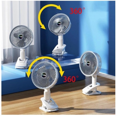 Вентилятор настільний FAN 10034 6369 Білий (30151427)