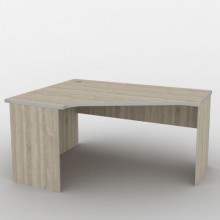 Письмовий стіл Тиса Меблі СМ-2/3 Ш.-1600мм Г.-1200мм Дуб сонома