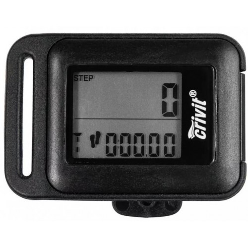Крокомір Crivit з 3D-сенсором та РК-дисплеєм 4.7х6.7х1.4 см Чорний (IAN326844 black) Крокомір Crivit з 3D-сенсором та РК-дисплеєм 4.7х6.7х1.4 см Чорний (IAN326844 black)