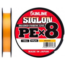 Шнур Sunline Siglon PE х8 150m #1.7/0.223mm 30lb/13.0kg Помаранчевий (1013-1658.09.92)