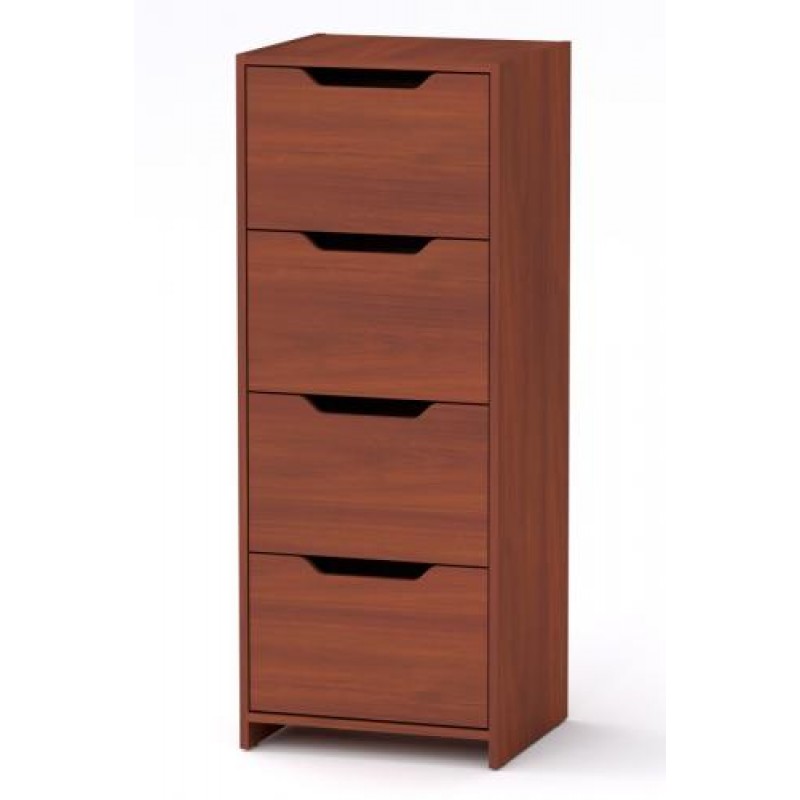 Високий комод Компанит С 48х42х123 см Яблуня