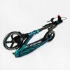 Двоколісний складаний самокат Best Scooter 100 кг Black and turquoise (113199)