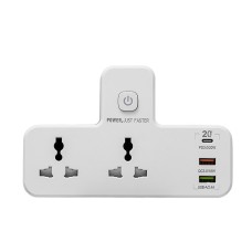 Мережевий фільтр розгалужувач електричний з вимикачем та нічником PD 2500W 3USB 10А 220V PD20W (LD-2311)