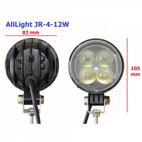 Світлодіодна фара AllLight JR-4-12W spot 9-30V в інтернет супермаркеті PbayMarket!