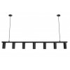 Люстра підвісна MSK Electric Tube в стилі лофт NL 2450-7 BK