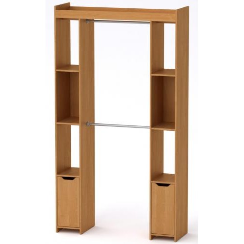 Шафа для речей 16 Компанит Вільха (130х42х235 см) Шафа для речей 16 Компанит Вільха (130х42х235 см)