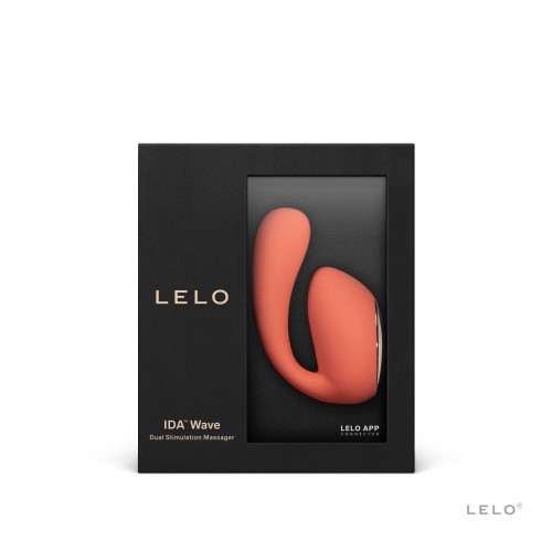 Смарт-вібратор LELO Ida Wave Coral Red, вагінально-кліторальний, технологія WaveMotion, 2 мотори в інтернет супермаркеті PbayMarket!