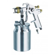 Краскопульт MASTERTOOL HVLP НБ 1000 мл алюміній Ø1.8 мм 130-210 л/хв 3-4 бар тип З 80-8912