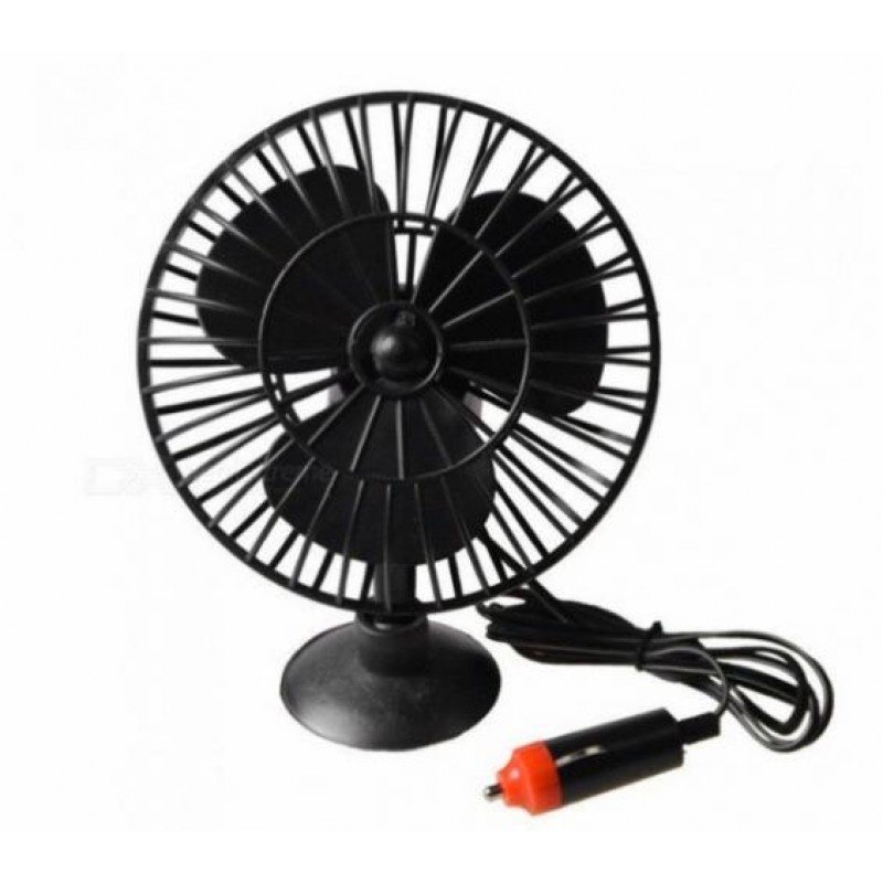 Автомобільний вентилятор на присосці MINI LUFTER MJ40A Чорний (300368)