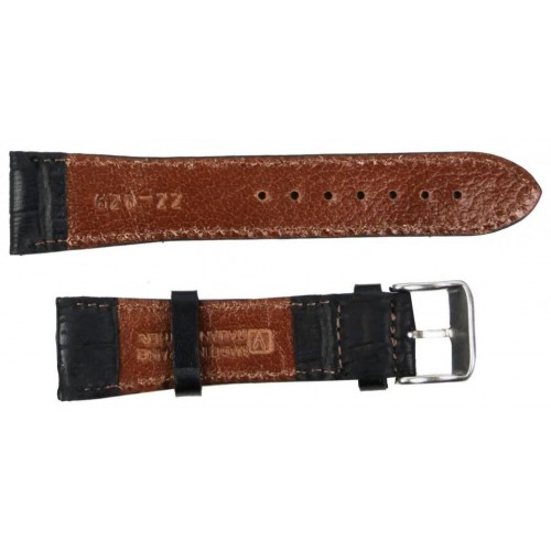 Ремінець для годинника Mykhail Ikhtyar шкіряний Ш22 мм Чорний (S620-22S black) Ремінець для годинника Mykhail Ikhtyar шкіряний Ш22 мм Чорний (S620-22S black)