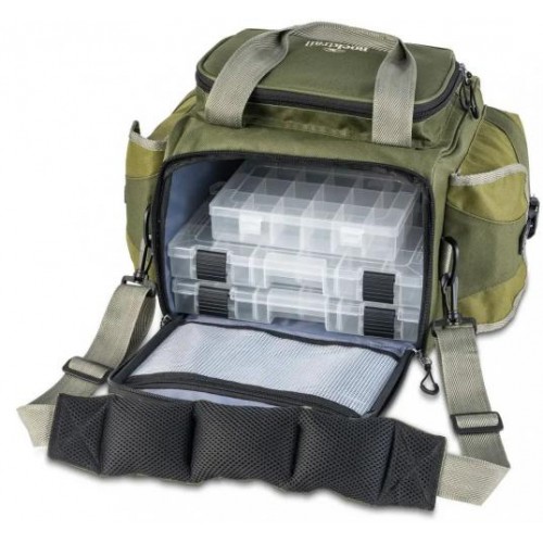 Сумка рибальська Rocktrail з контейнерами для снастей 38х26х30 см Хакі (IAN445628) Сумка рибальська Rocktrail з контейнерами для снастей 38х26х30 см Хакі (IAN445628)