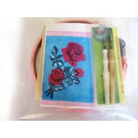 Набір Універсал для «килимової вишивки» 2 голки «Роза» Різнокольоровий (34) Набір Універсал для «килимової вишивки» 2 голки «Роза» Різнокольоровий (34)