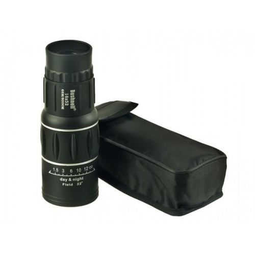 Монокуляр Bushnell 16x52 з подвійним фокусуванням + чохол Чорний (hub_np2_1298) Монокуляр Bushnell 16x52 з подвійним фокусуванням + чохол Чорний (hub_np2_1298)