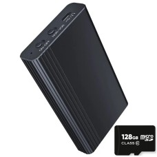 Цифровий диктофон із великим часом роботи до 500 годин Sttwunake L1 з пам'яттю 128 Гб