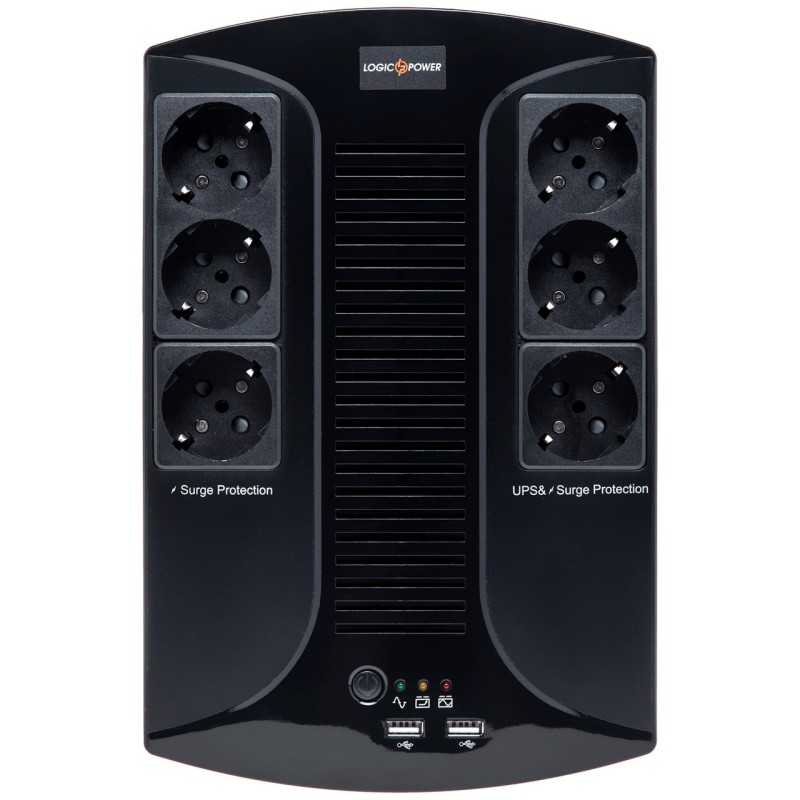ДБЖ LogicPower LP 650VA-6PS (455Вт) лінійно-інтерактивний