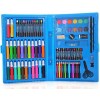 Дитячий набір для малювання No Brand ART set Rainbow комплект для дитячої творчості в кейсі 86 предметів Синій