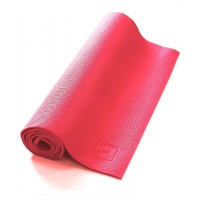 Килимок для фітнесу LiveUp PVC Yoga Mat 173x61x0.4 см Рожевий (1000-LS3231-04p)