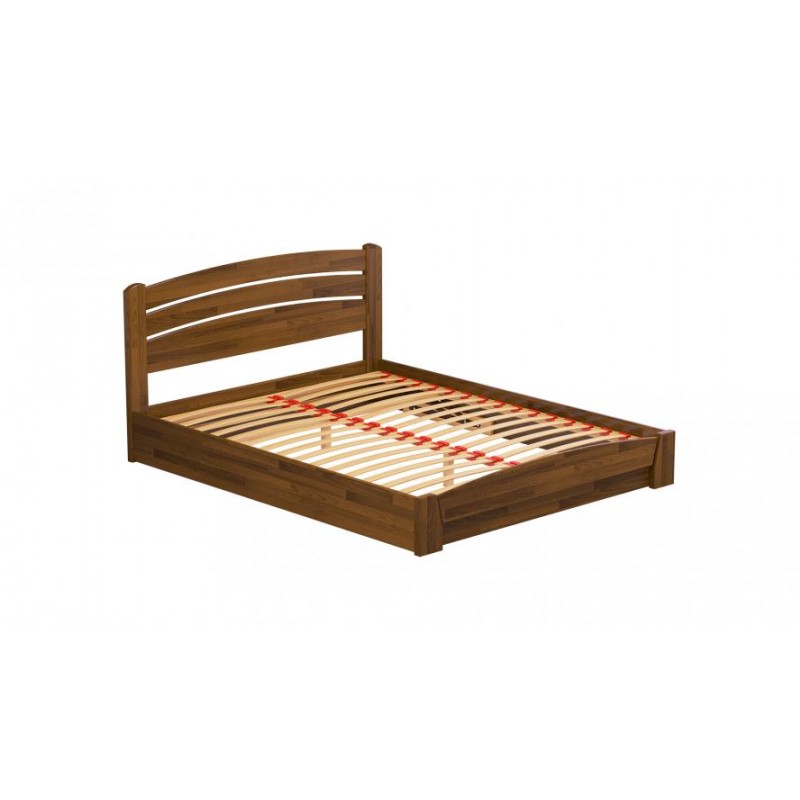 Ліжко дерев'яне Estella Селена Аурі 160х200 см Світлий горіх Щит 2Л4 (7400810027)