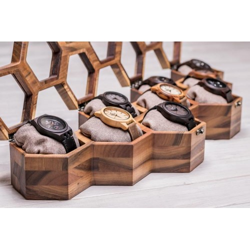 Органайзер для наручних годинників ecoWalnut 7.8х59.7х18.8 см Органайзер для наручних годинників ecoWalnut 7.8х59.7х18.8 см