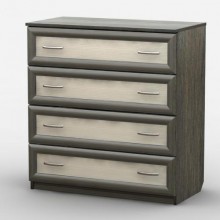 Комод Тиса Мебель АКМ-7 2 Венге Дуб молочний 90x60x90 см