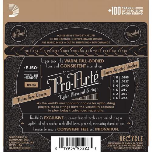 Струни для класичної гітари D'Addario EJ50 Classic Guitar Strings Струни для класичної гітари D'Addario EJ50 Classic Guitar Strings