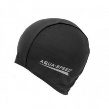 Шапка для плавання POLYESTER CAP 5762 Aqua Speed 091-07 чорний OSFM