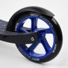 Самокат двоколісний Best Scooter з PU колесами 1 амортизатором Black/Blue (99663)