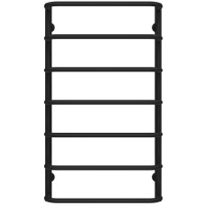 Рушникосушарка водяна Стандарт П7 500х900 Deffi Чорний (C.SS.90.50.7.B.B)