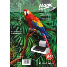 Плівка для друку Magic Срібний хамелеон А4 самоклейка 100 мкм для струменевого принтера 10 шт
