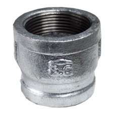 Муфта чавунна оцинкована редукційна B.C 2” х 1 1/2”