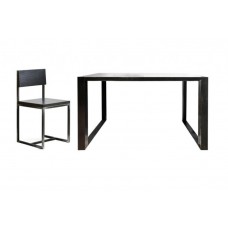 Обідній набір меблів у стилі Loft NS-1096 780x1800x600 мм Черный