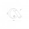 Бра TK Lighting Enzo 15.5x11 см Золотистий (TK1372)