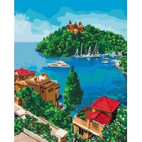 Картина за номерами Ідейка Острів надії 40*50см Картина за номерами Ідейка Острів надії 40*50см