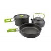 Набір туристичного посуду алюмінієвого Cooking Set DS-308 8148