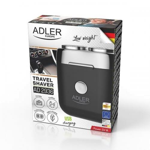 Електробритва дорожня Adler AD 2936 чорна в інтернет супермаркеті PbayMarket!