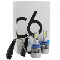 Комплект LED ламп C6 HeadLight H11 12v COB