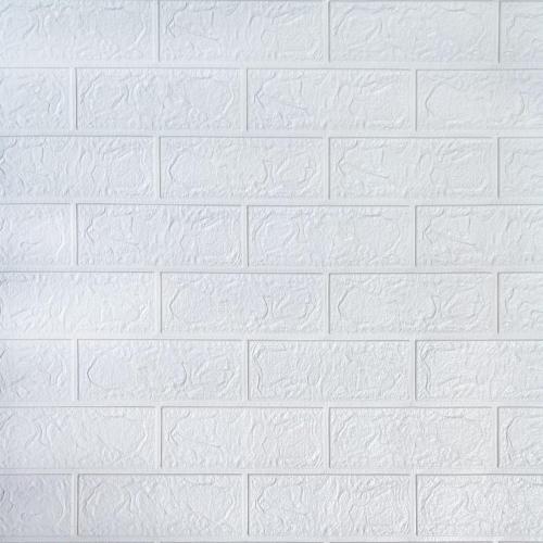 Самоклеюча 3D панель Sticker Wall під білу цеглу в рулоні 20000x700x3мм (R001-3-20)