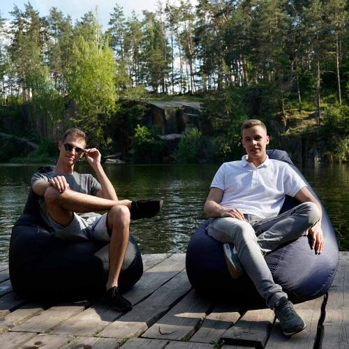 Крісло Мішок Груша Оксфорд 300 150х100 Студія Комфорту Великий синій Крісло Мішок Груша Оксфорд 300 150х100 Студія Комфорту Великий синій