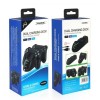 Зарядна станція DOBE для геймпадів PlayStation Dualshock 4 із LED індикаторами Чорний (TP4-889)