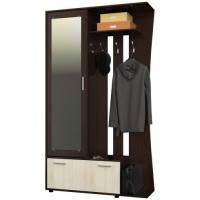 Передпокій із дзеркалом Еверест Авео-2 венге + дуб молочний (EVR-2189) Передпокій із дзеркалом Еверест Авео-2 венге + дуб молочний (EVR-2189)