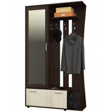 Передпокій із дзеркалом Еверест Авео-2 венге + дуб молочний (EVR-2189)