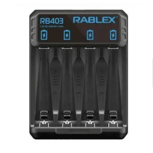 Зарядний пристрій для акумуляторів RABLEX RB 403 АА/ААА