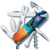 Складаний ніж Victorinox Climber Ukraine 91 мм 15 функцій Вільний Сокіл (1.3703.7_T3230pw)
