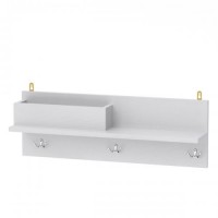 Полиця настінна Компаніт П-31 70х14.2х24 см Німфея альба Полиця настінна Компаніт П-31 70х14.2х24 см Німфея альба