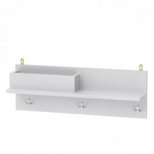 Полиця настінна Компаніт П-31 70х14.2х24 см Німфея альба