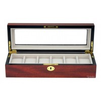 Шкатулка для зберігання годинників Salvadore WB/1087/6.C Коричневий Шкатулка для зберігання годинників Salvadore WB/1087/6.C Коричневий