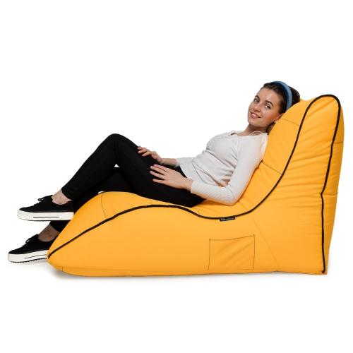 Крісло Мішок Лежак Оксфорд 80х125 Студія Комфорту Жовтий Крісло Мішок Лежак Оксфорд 80х125 Студія Комфорту Жовтий