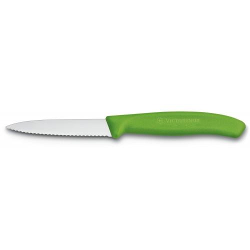Кухонний ніж Victorinox SwissClassic для нарізки 80 мм серрейтор Зелений (6.7636.L114 ) Кухонний ніж Victorinox SwissClassic для нарізки 80 мм серрейтор Зелений (6.7636.L114 )