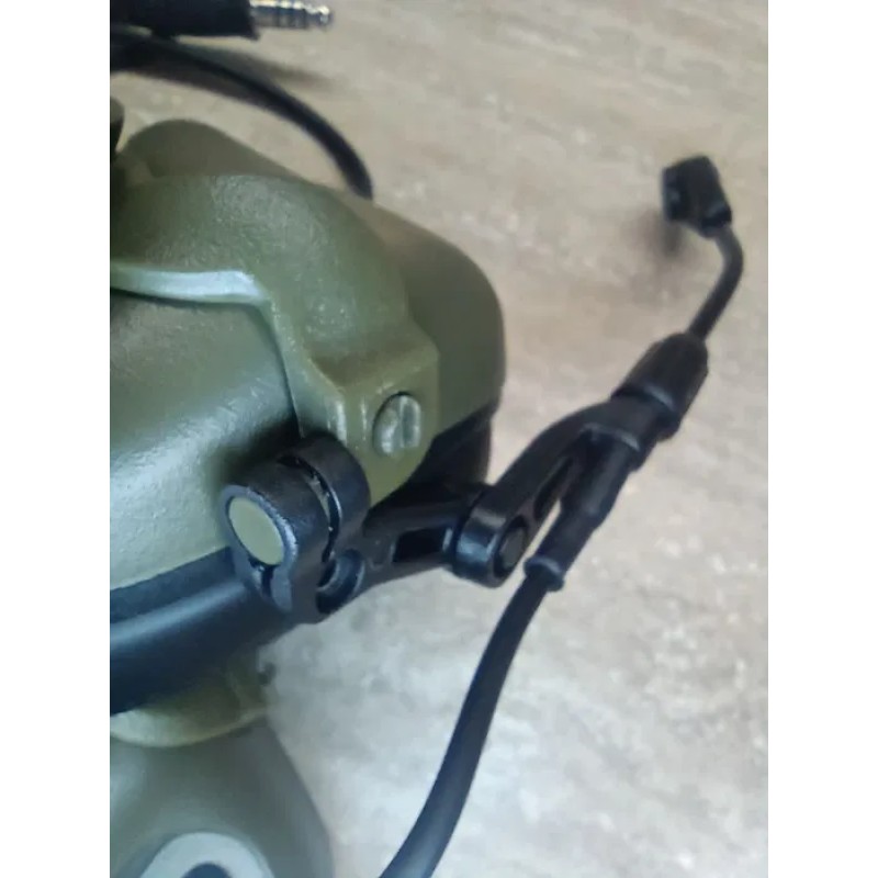 Комплект активні навушники EARMOR M32x + кріплення чебурашки M16C Оливковий