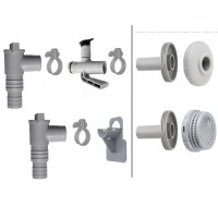 Набір для підключення фільтр-насоса Intex 22026 до басейну зі штуцерами → для шлангів під хомути